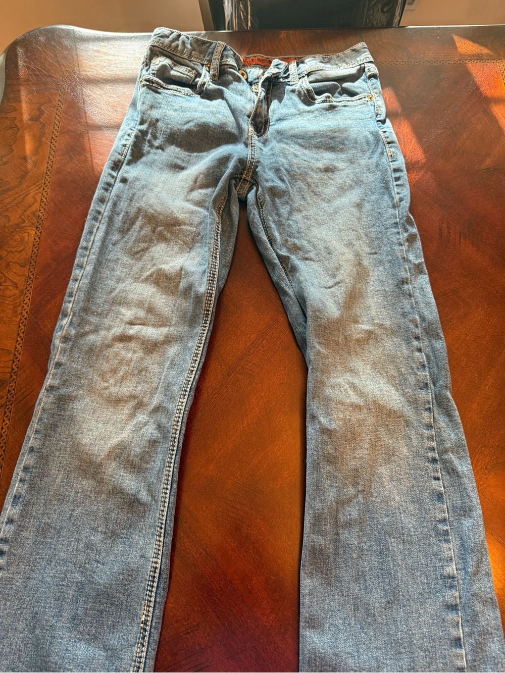 Hooey youth boys 16R Light Blue Denim Jeans length 31